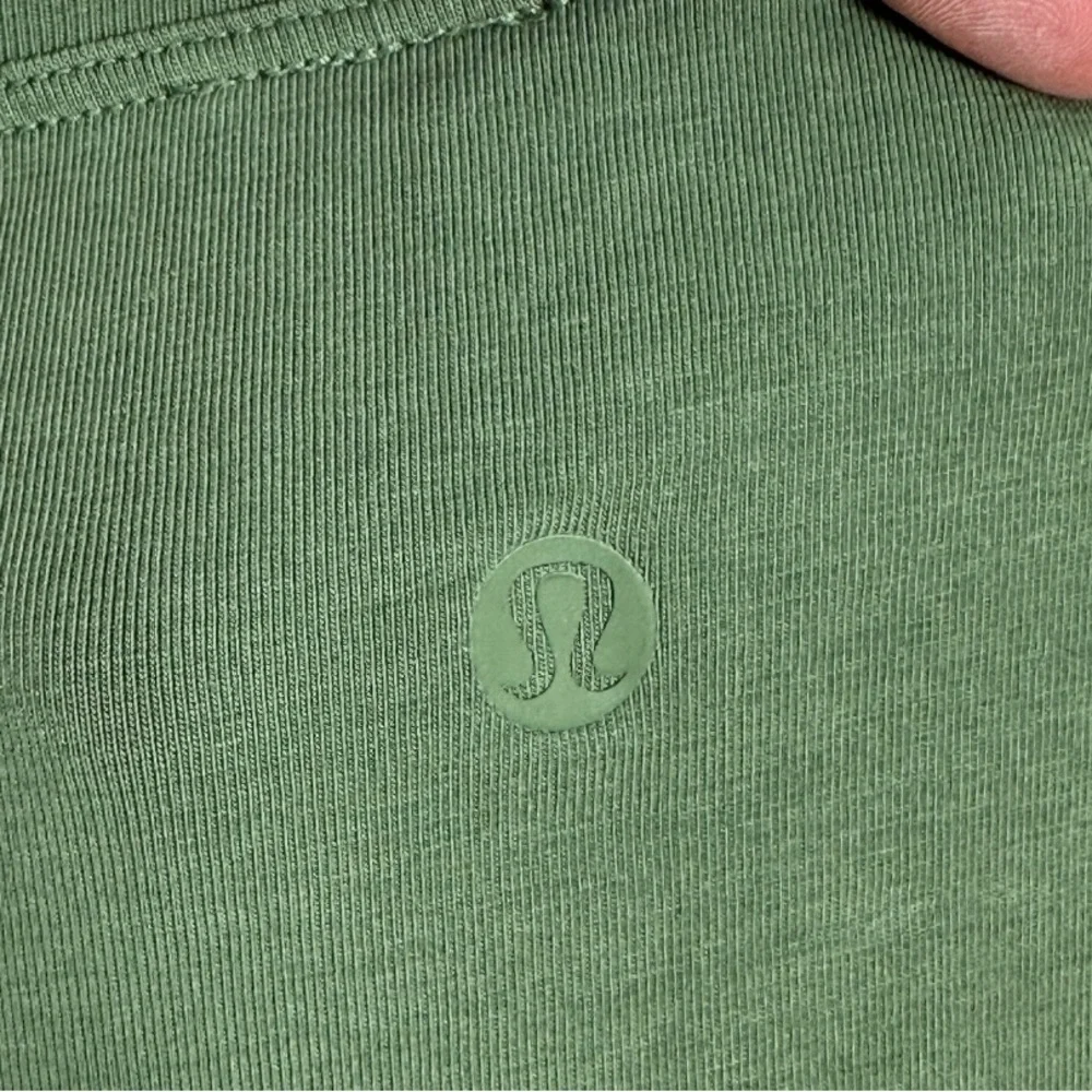 Lululemon Back In Action Long Sleeve Dress Green Shift Oversized Casual Size XL - Picture 5 of 11